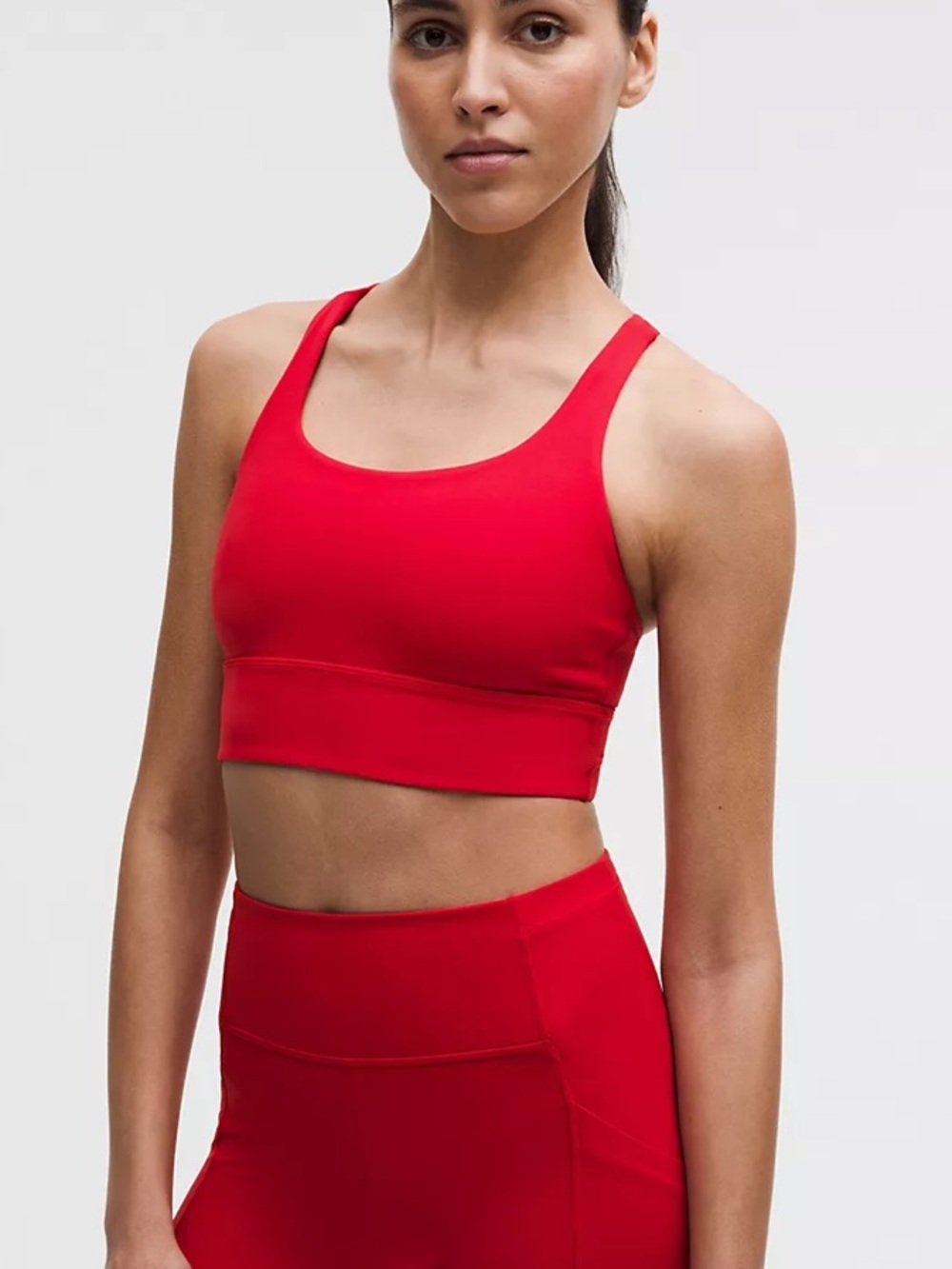 lululemon athletica Oxford Red Sports Bra